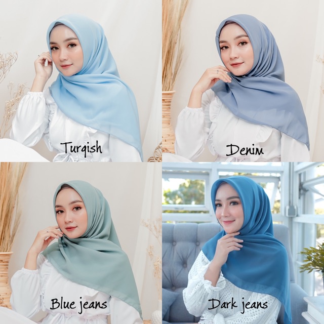 [PART 1] Bella Square hijab segiempat KUALITAS PREMIUM