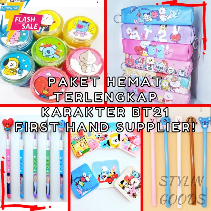 

Hari Ini Paket Hemat Alat Tulis Karakter Bt21 Bts Bangtan Boys Terlengkap Berkualitas