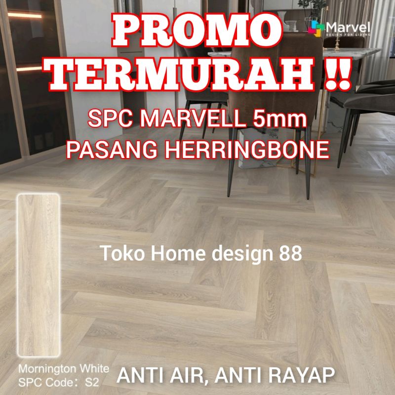 Spc herringbone marvell lantai spc herringbone termurah