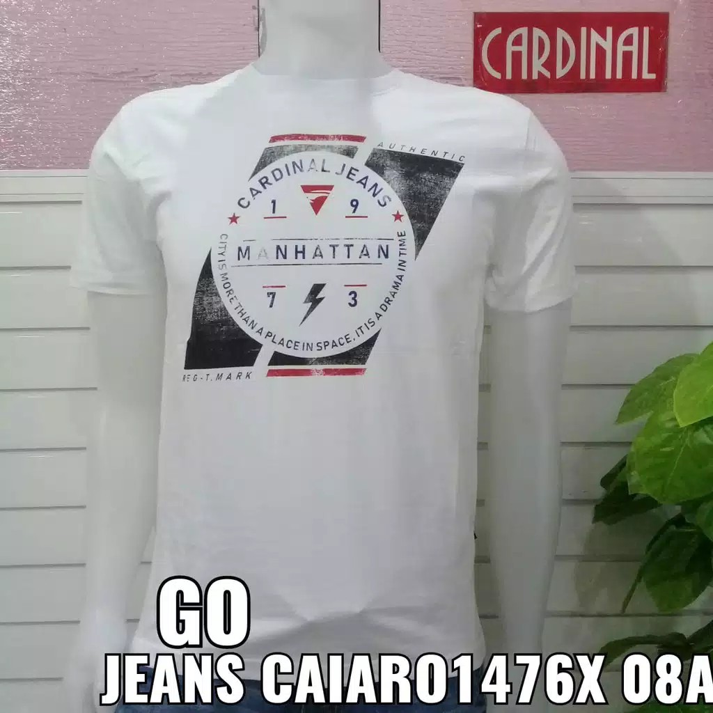 BB CARDINAL JEANS CF KAOS T-Shirt COWOK REGULER Baju Cowok Kaos