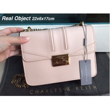 PGBAGS_TAS WANITA CK PUSHLOCK FLAP SELEMPANG PREMIUM #100119