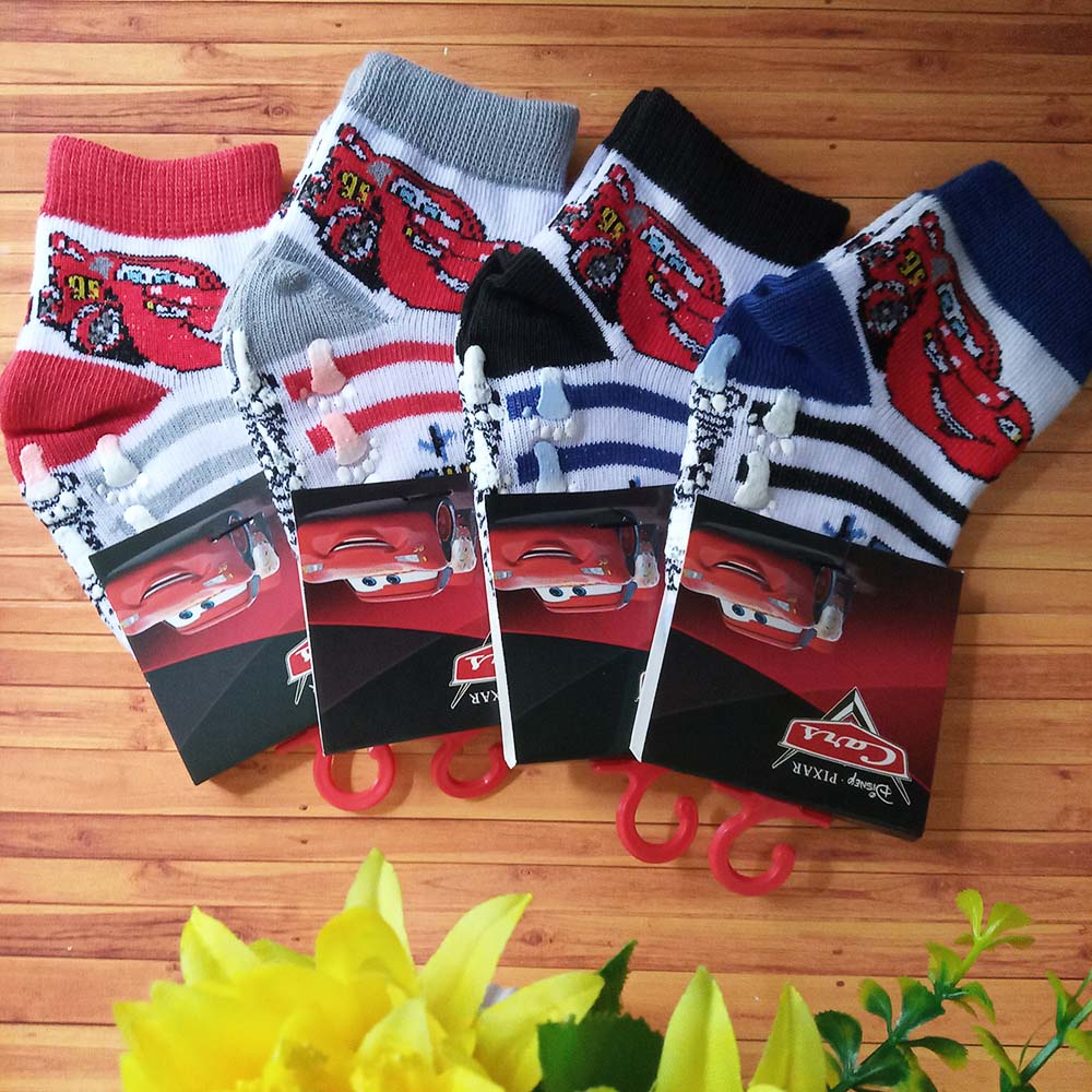 Kaos Kaki Anak Disney Sz 13-14 / 1-2 th Antislip Mundo - Cars 1 NC 003