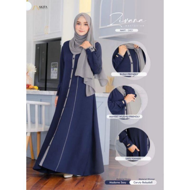 gamis zivana by akifa