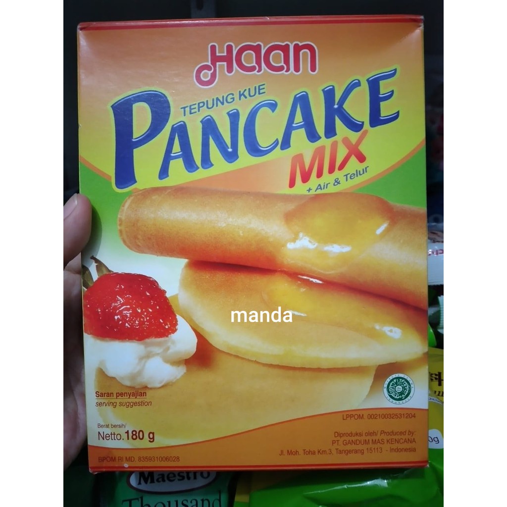 

Tepung Premix Pancake HAAN Original 150 gram