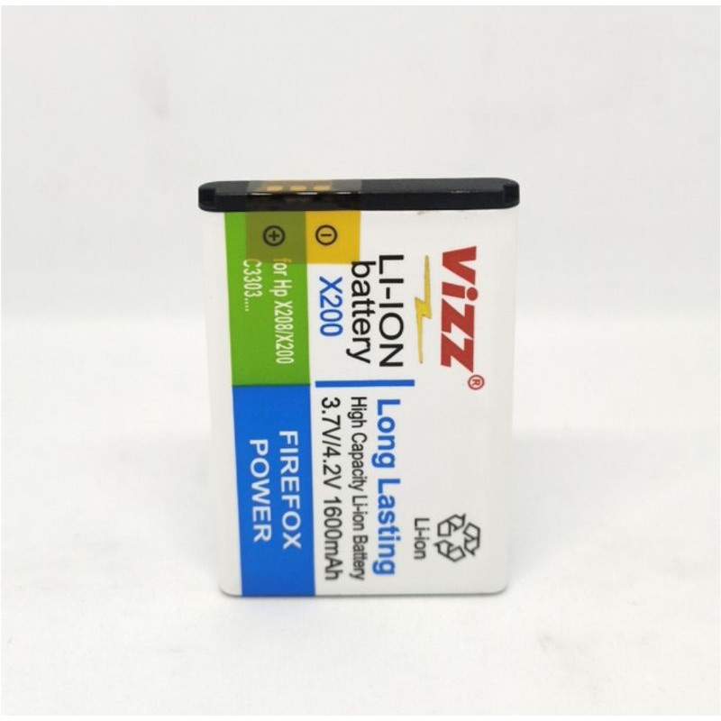 Baterai Batre Vizz Samsung X200 / C3303 / Champ / E3210 / AB463446BU Original Vizz