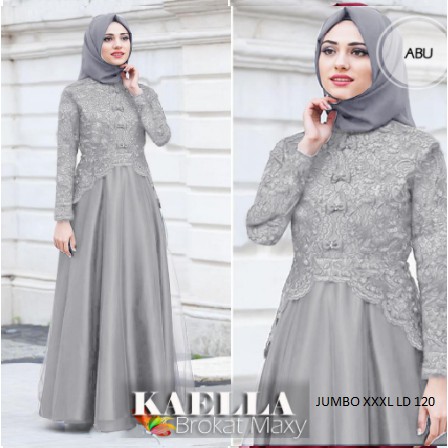 [READY] Baju Pesta Kebaya Brukat Jumbo xxxL Vera merah kuning hijau biru pink fanta set Limited