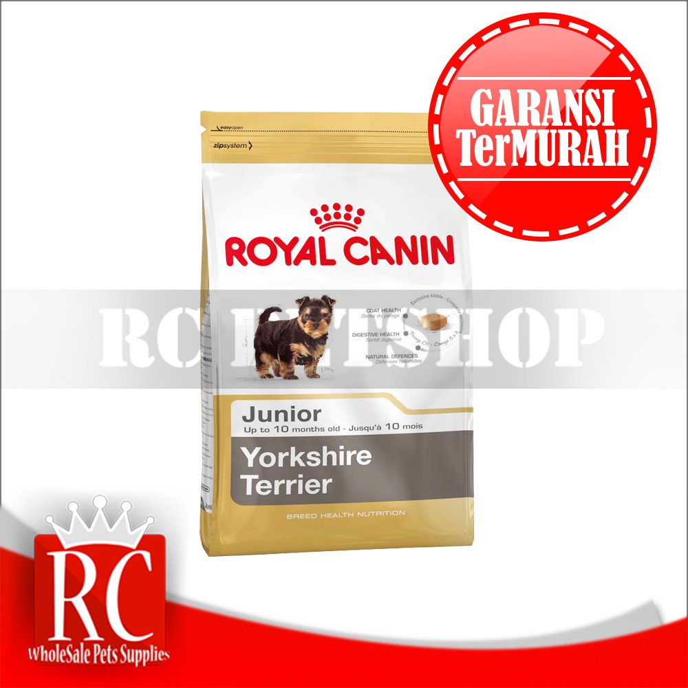 Makanan Anjing Royal Canin Yorkshire Terrier Junior 1,5 Kg