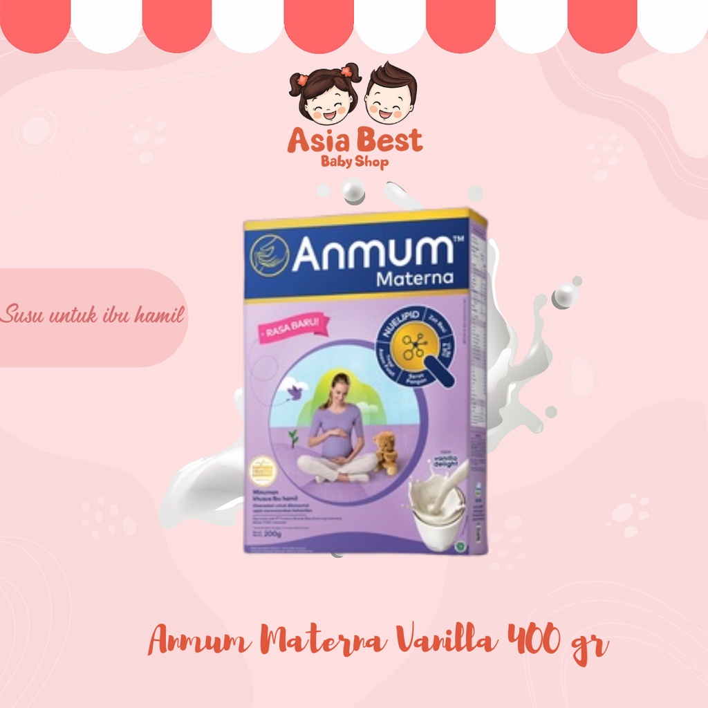 Anmum Materna Vanilla Delight - Susu Ibu Hamil 400 gr