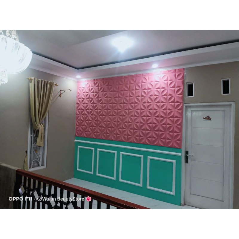 wall moulding panel 3D dobel warna