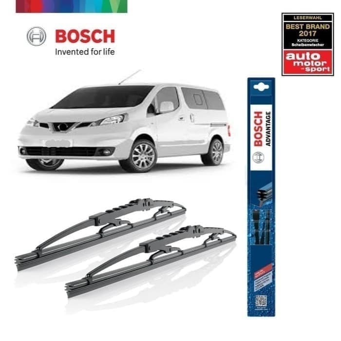 Wiper Blade Evalia BOSCH Sepasang Advantage 16-24&quot; ORIGINAL