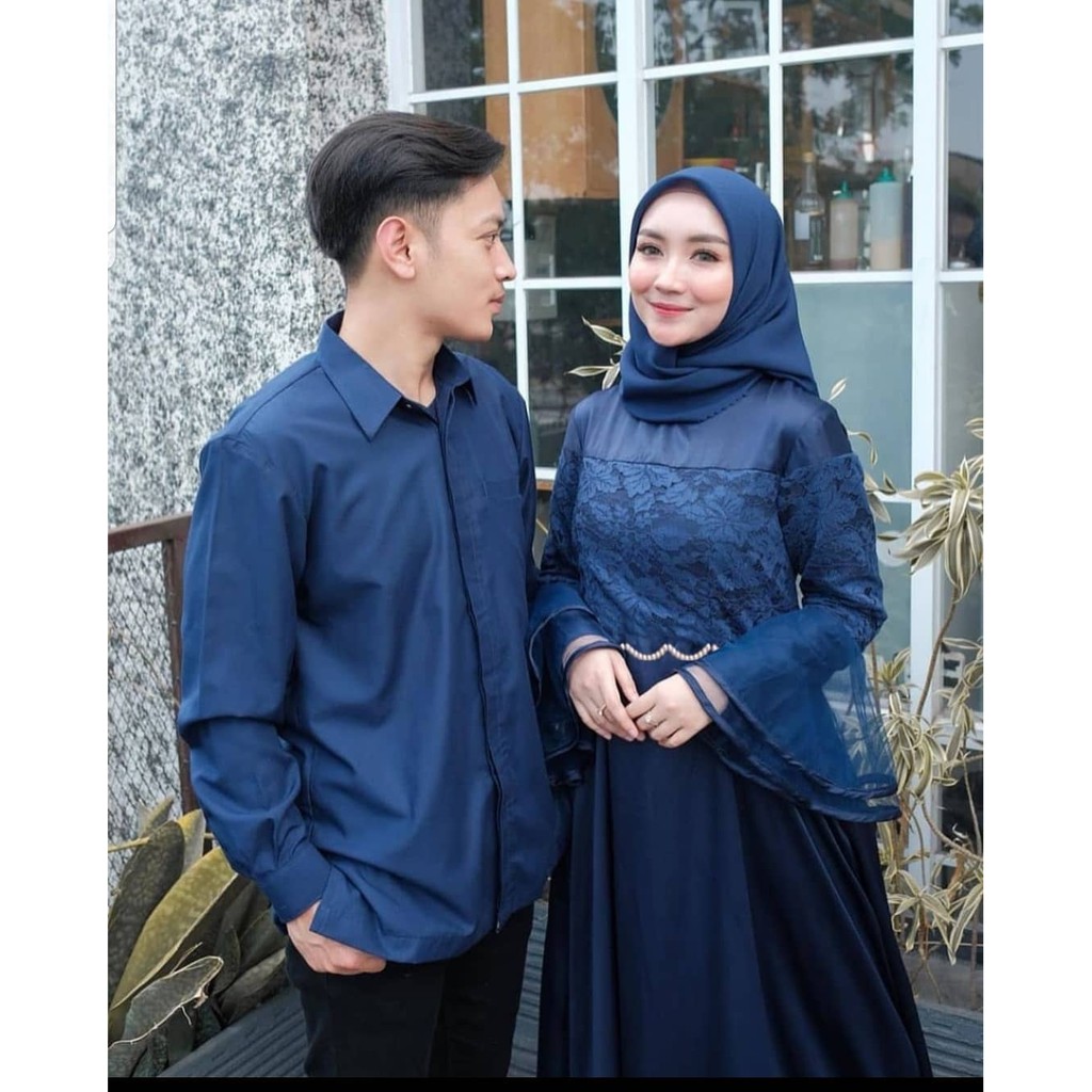 Bisa Cod Baju Couple Murah Meriah L Sena Couple Aq001 L Baju Kondangan L Baju Couple Terbaru Shopee Indonesia