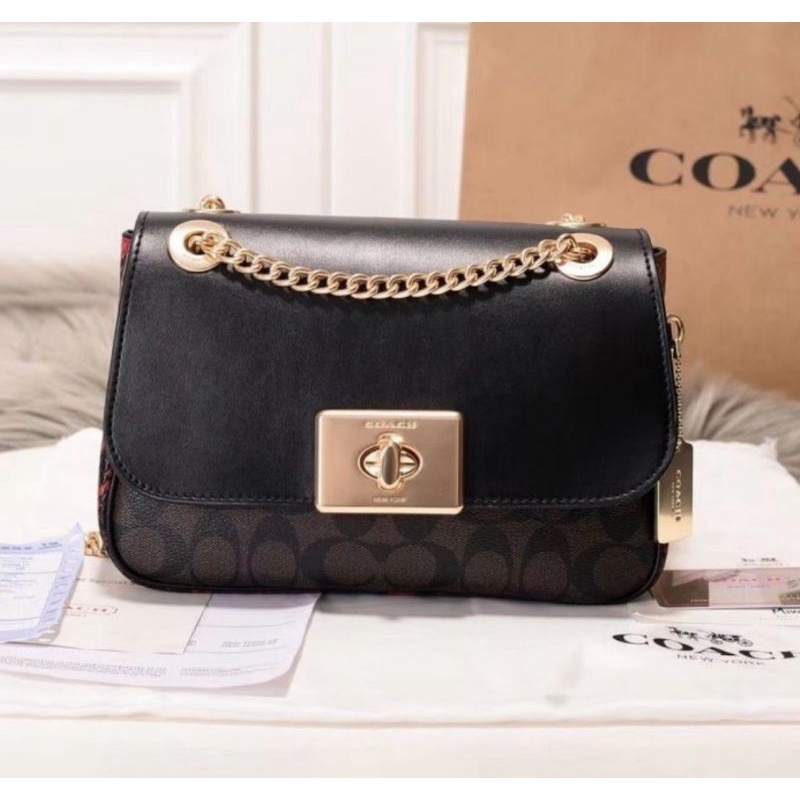 COACH CASSIDY CROSSBODY IN SIGNATURE CANVAS(F48620)