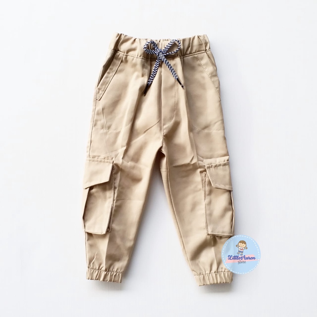 LittleAaron CELANA JOGER B PANJANG KEMPOL TALI celana pants anak laki premium