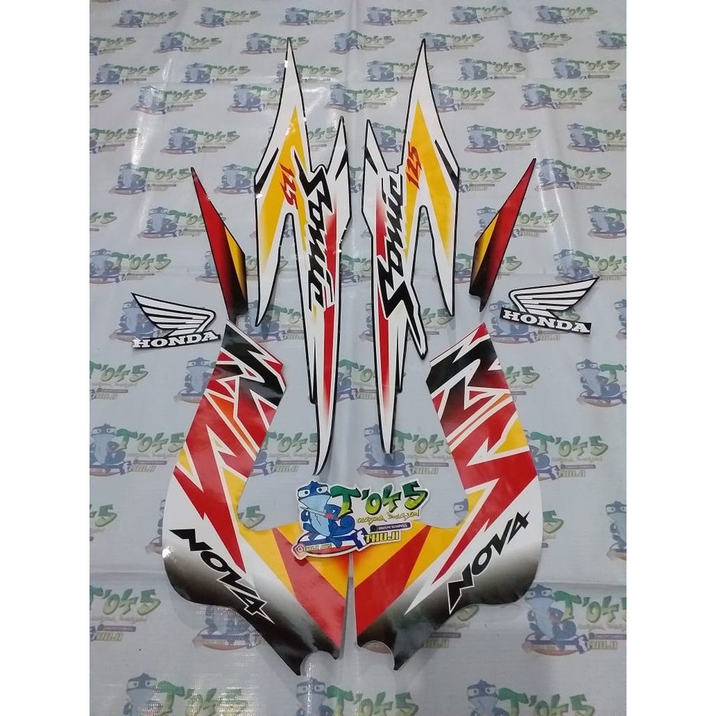 Sticker striping sonic 125 old thaialnd sonic rs
