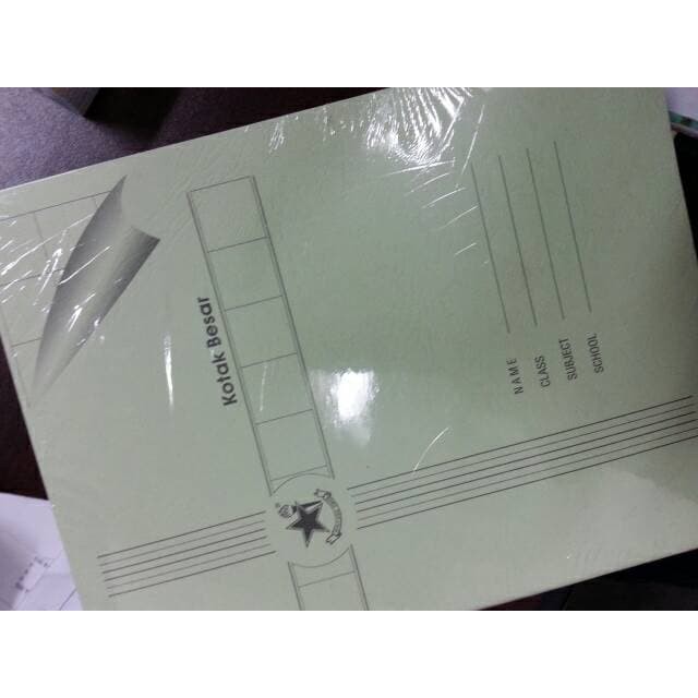 

Buku tulis kotak kotak Besar Bintang obor