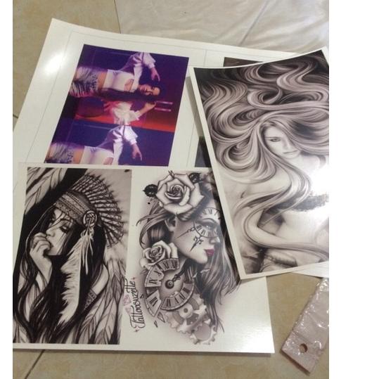 

TERMURAH Kertas decal gambar uk a4 (water slide decal) print laser !!