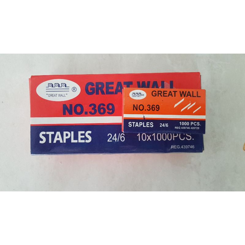 

Great Wall Staples No. 369 (24/6)