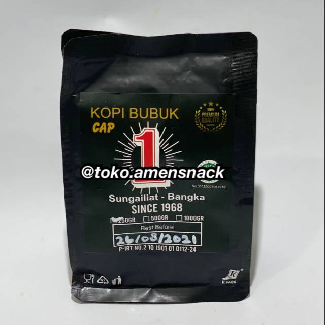 

Kopi bangka cap no1 "premium" 250g