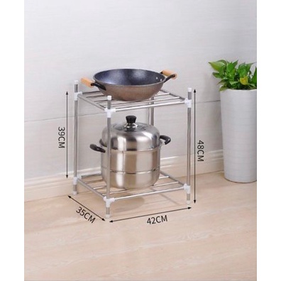 Rak Dapur Peralatan Penyimpanan Rak Panci Tempat Alat Dapur