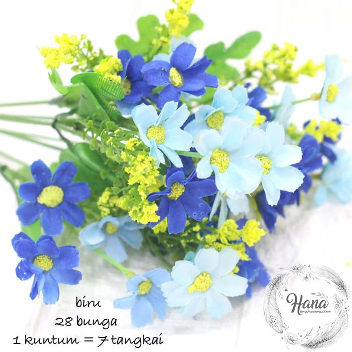 Bunga krisan mini/ Daisy artificial flower / bunga plastik shabby chic-4