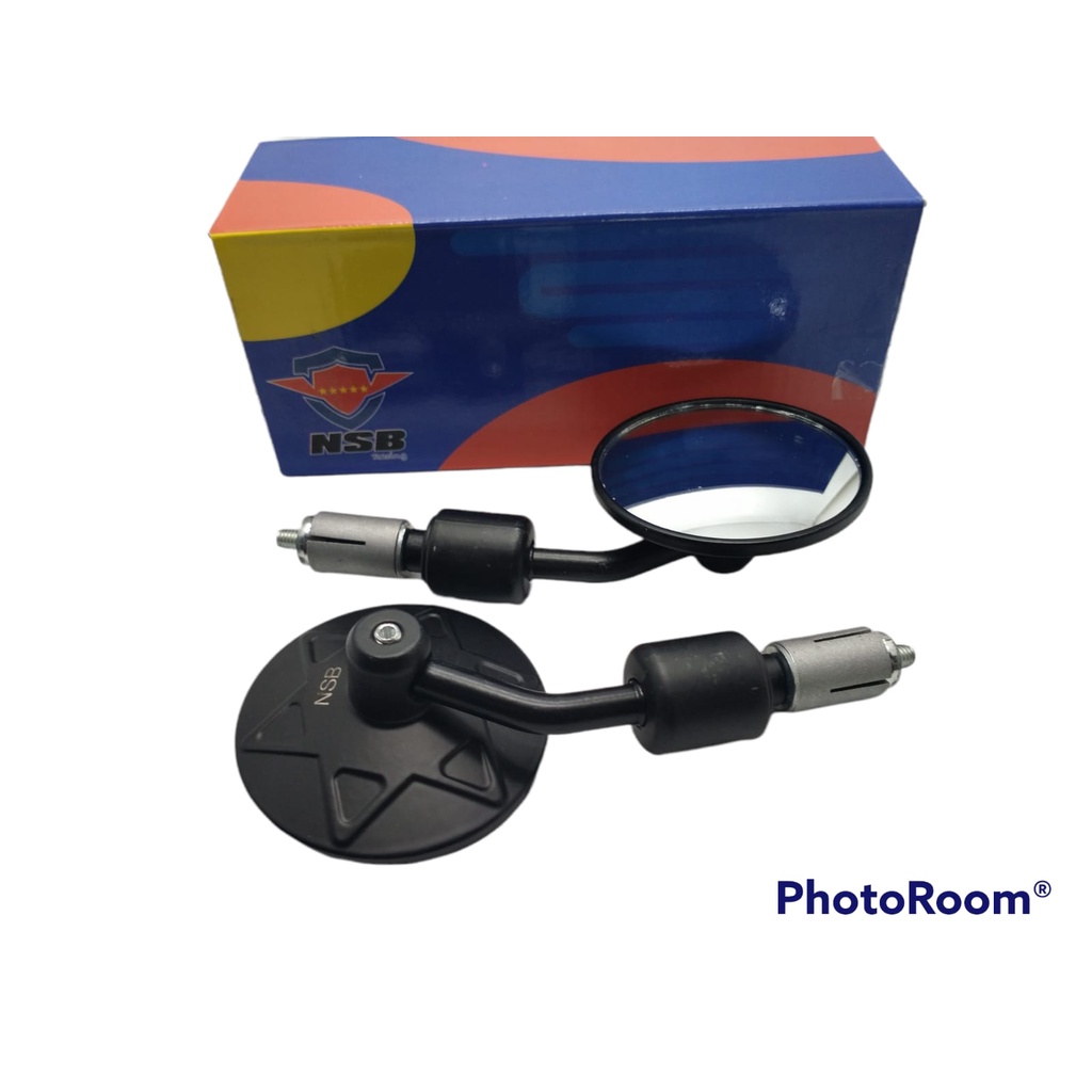 spion jalu bulat cembung universal spion bar end spion jalu bulat kaca cembung