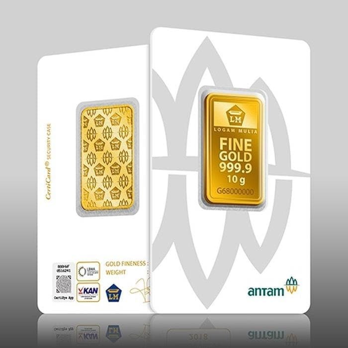

Dominique Jewellery-Logam Mulia Antam 10GR Emas 999.9