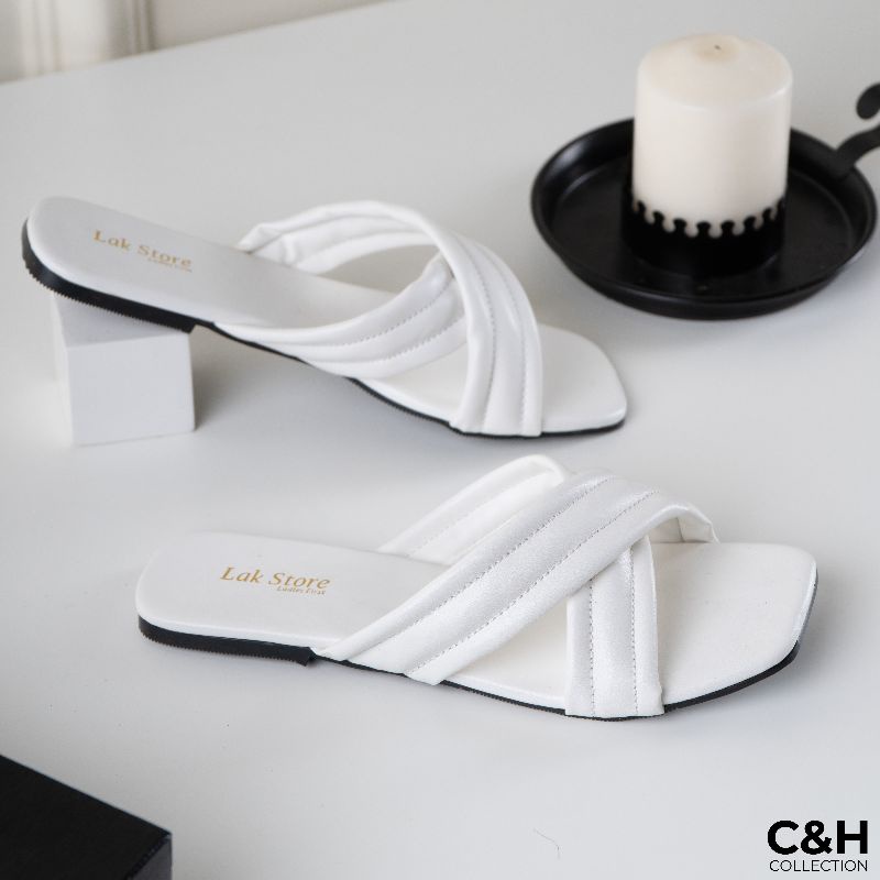 sandal flat wanita sl dua / sandal teplek
