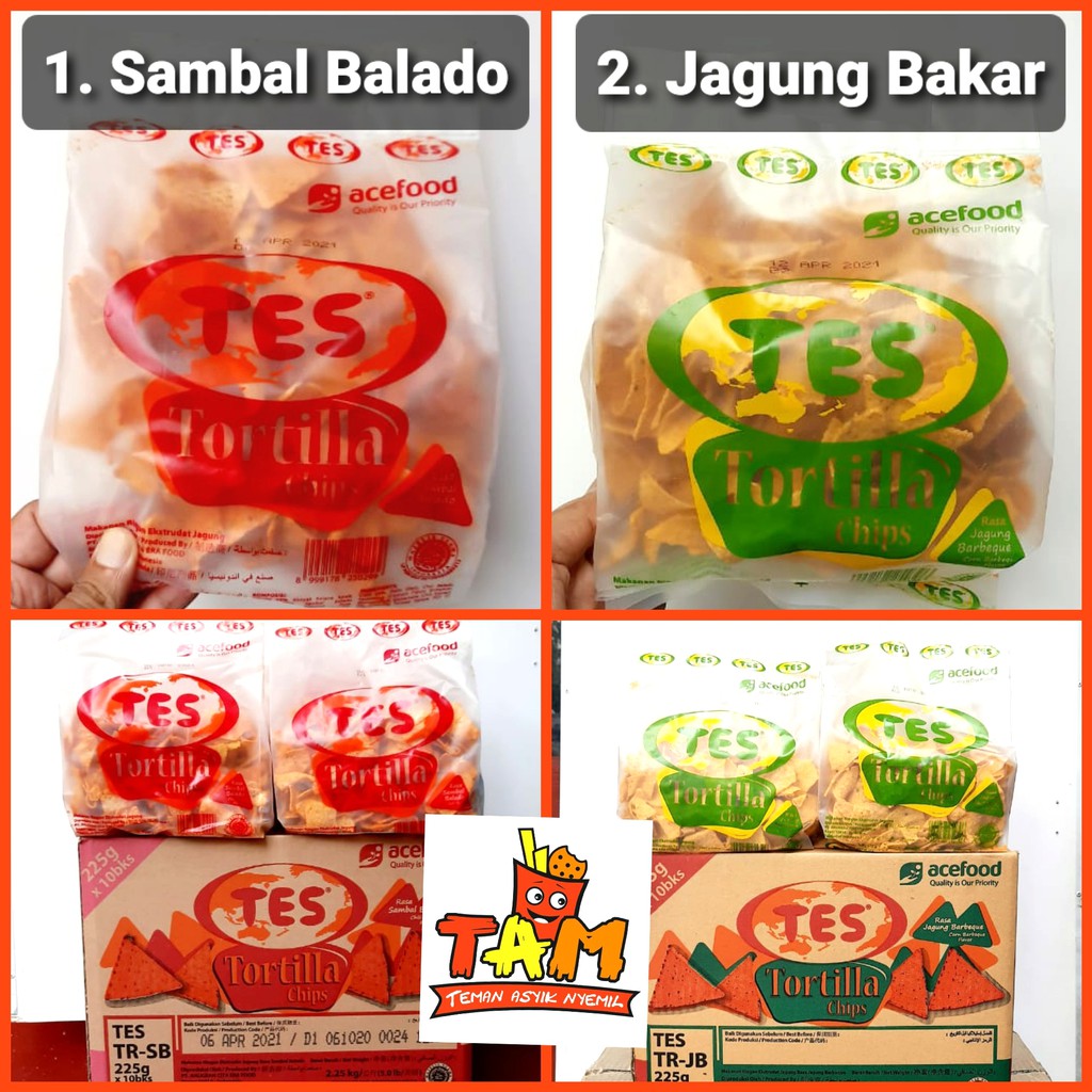 

Keripik Jagung Tortilla TES 225 Gram - Tam Snack