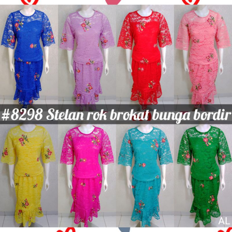stelan rok brokat