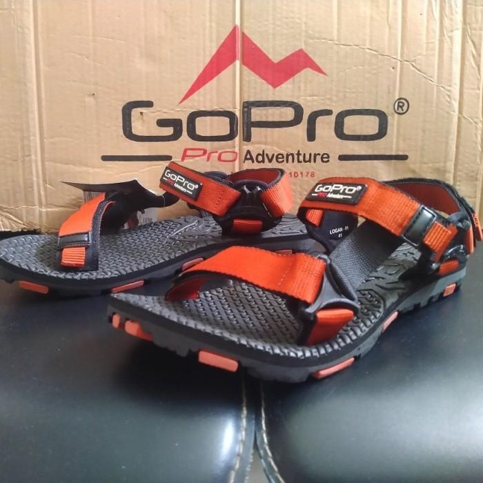 Sandal Gunung Gopro Original Pria Dewasa Logan Kuat Go Pro Merah Bata
