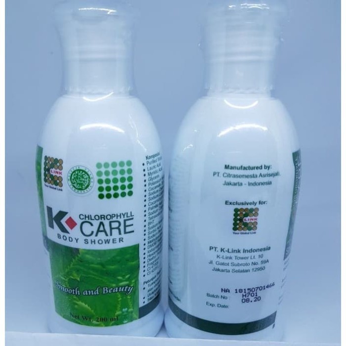K-Care Chlorophyll Body Shower Sabun Cair / Sabun klorofil KLink Dar40
