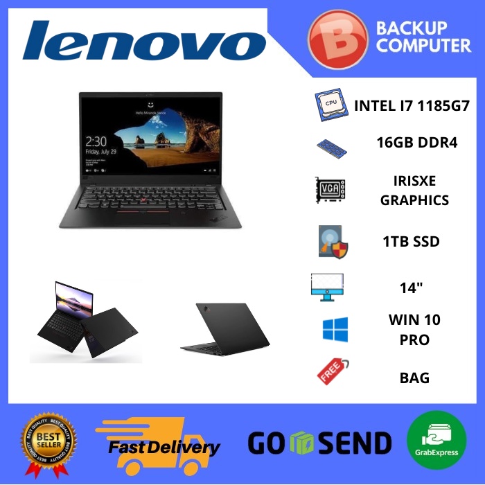 LAPTOP Lenovo Thinkpad X1 CARBON 20XXS0F500 Gen 9 i7-1185G7