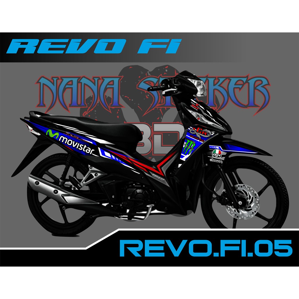 Jual Striping REVO FI Stiker REVO FI List Variasi Motor STICKER REVO FI CODE 05 Indonesia Shopee Indonesia