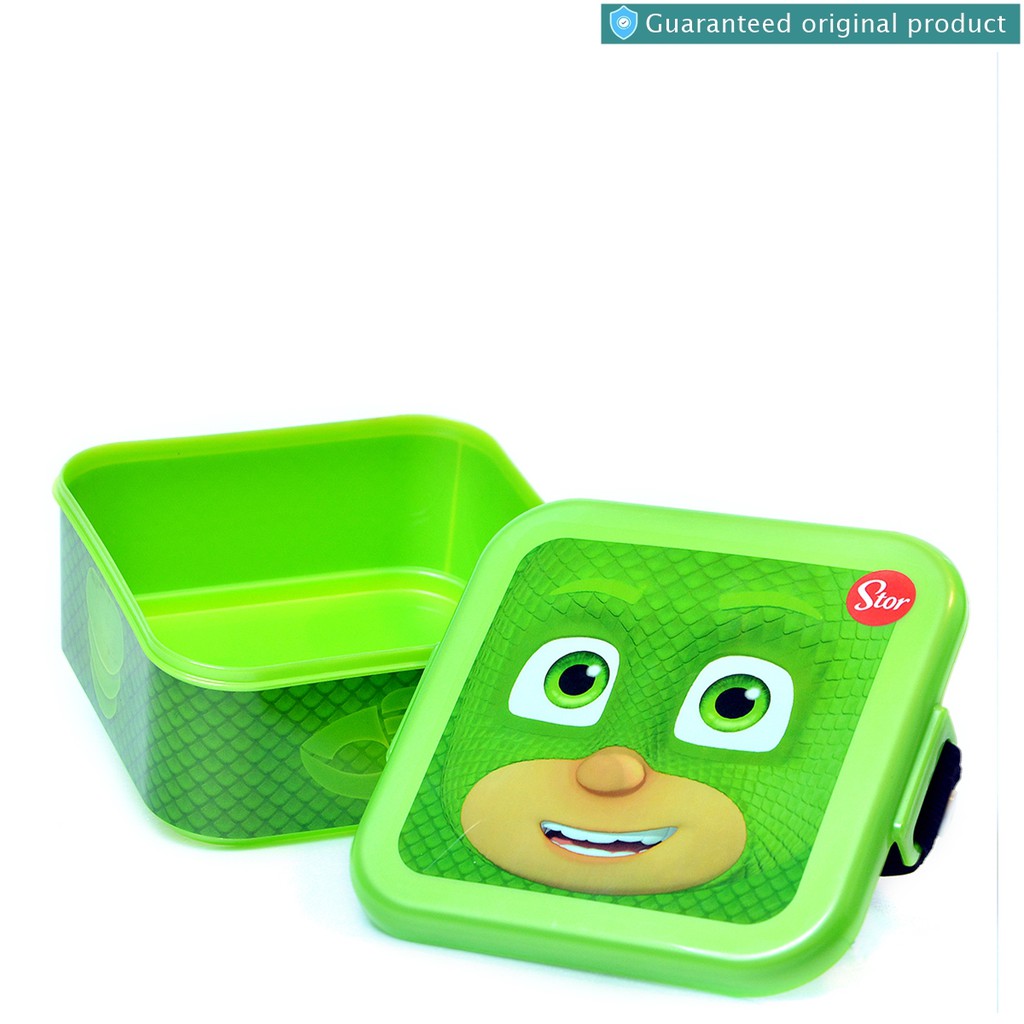 Tempat Kotak Makan Lunch Box Anak Karakter PJ Masks Original Free BPA