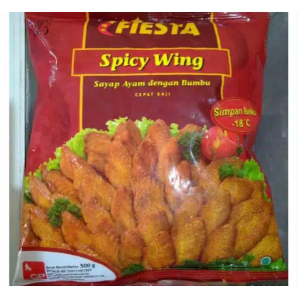 

Fiesta Chicken Spicy Wing 500gr