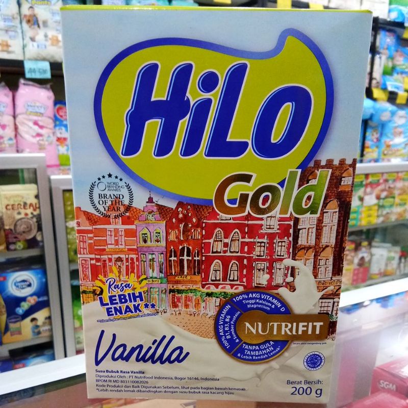 HILO GOLD NUTRIFIT ORIGINAL,VANILA 200GR