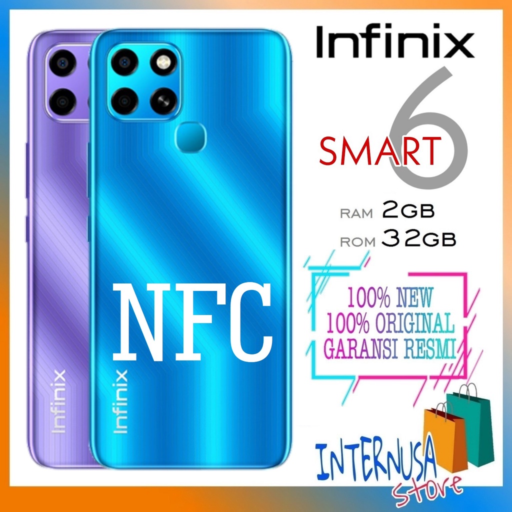 Gambar HP Infinix Smart 6 NFC