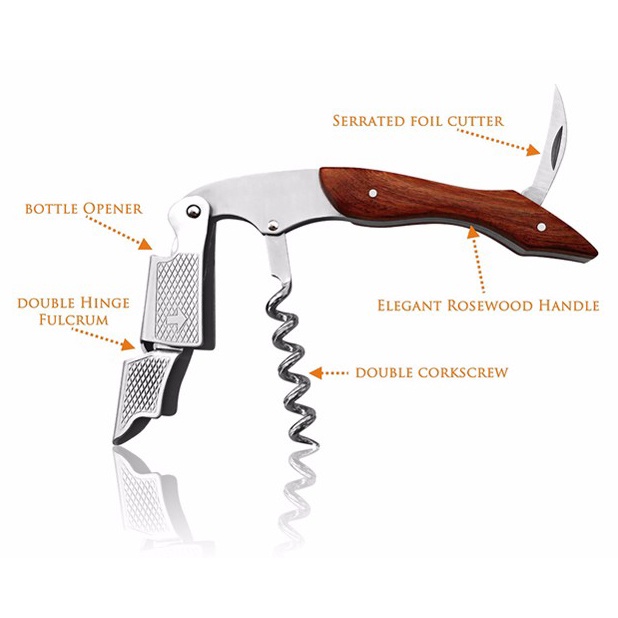 GS8 KNIFEZER Pembuka Tutup Botol Wine Bottle Opener