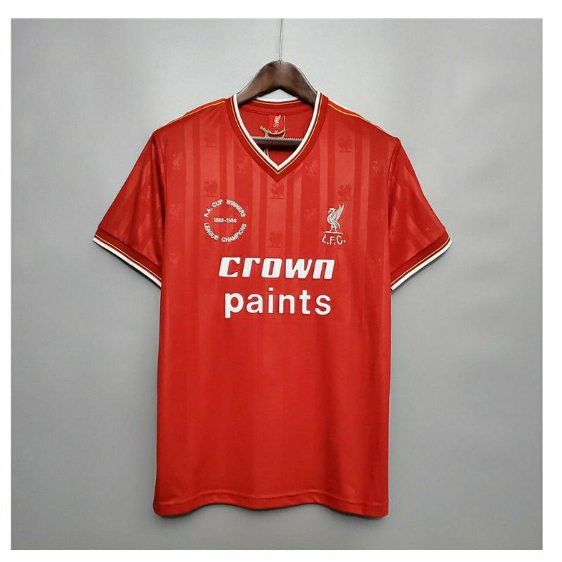 LIVERPOOL RETRO HOME CROWNPAINTS 1985/1986 Grade AAA