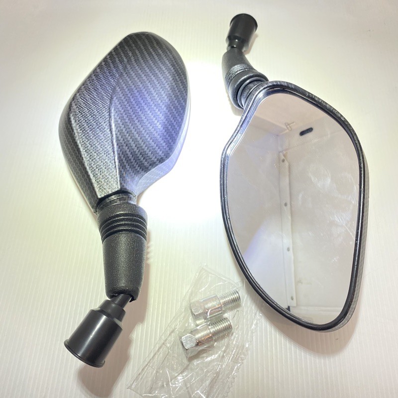 Spion Klic Thailand Vario 125 110 150 Beat Pcx Nmax Aerox Sepion Clic Klik Spion Motor Universal-Karbon Putih
