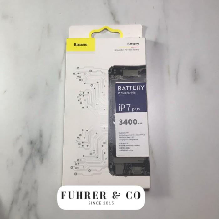 Agana | Baterai Battery Batre Baseus Double Power Iphone 7 Plus 3400 Mah