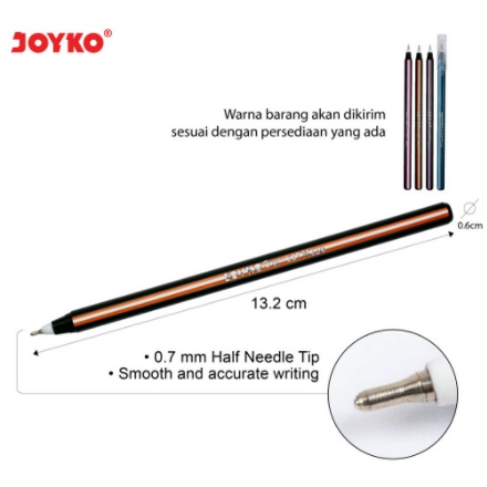 BIMBIM BALL PEN  PULPEN PENA JOYKO BP-327 Maze 0.7 mm BOLPEN MURAH HITAM BLACK BP 7 GROSIR TIDAK MUDAH KERING ATK KANTOR ASLI BOLPOINT