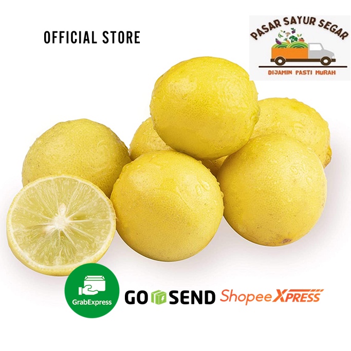 

Jeruk LEMON Segar Kualitas Super 500 gr - Pasar Sayur Segar