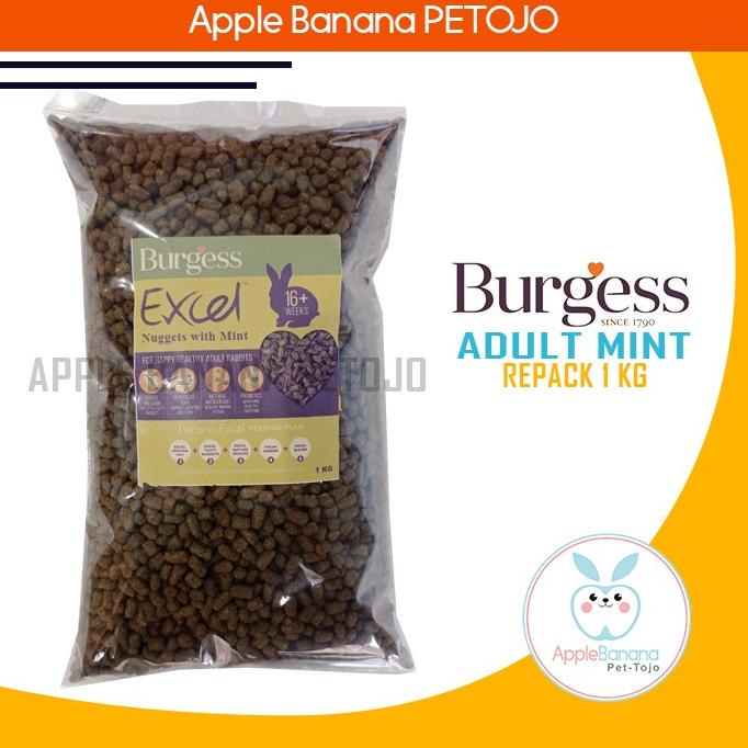 BURGESS ADULT Repack 1 kg - Makanan Kelinci Pelet Burgess Termurah