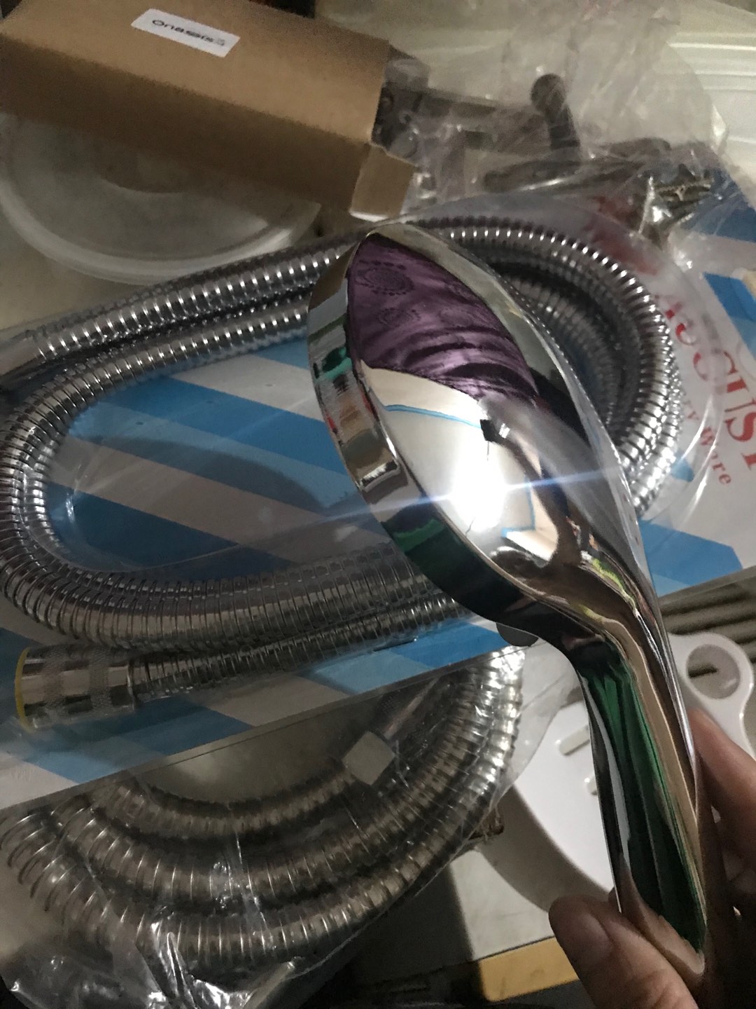 Selang Shower Stainless 150cm Fl8- Selang Per Flexible 1,5 Meter Fleksibel 150 Cm Kloset Mandi /e31