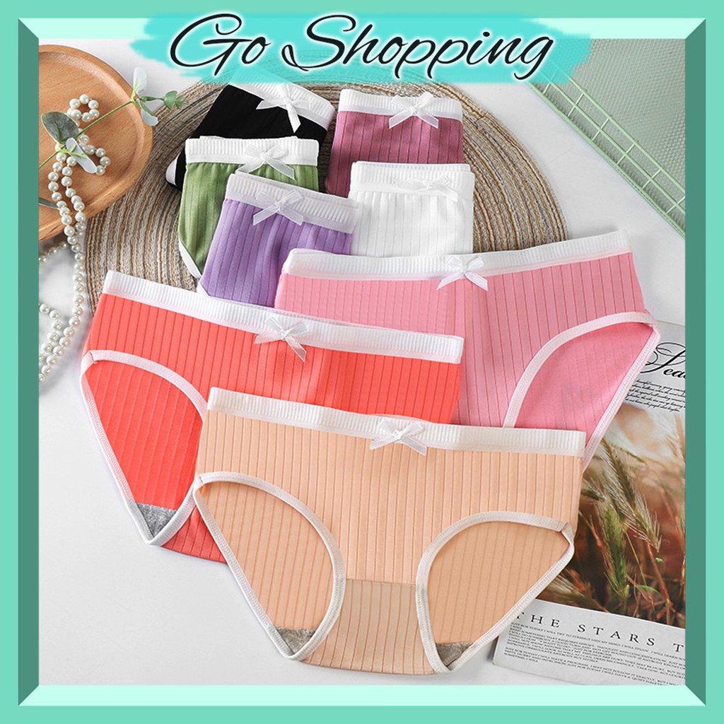 GO! CD544 CD CELANA DALAM WANITA BAHAN UNDIES CD PREMIUM PITA LIST PUTIH COD