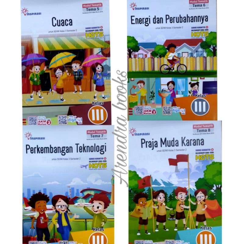 Lks inspirasi untuk sd kelas 3 semester 2 terdiri dr tema 5,6,7 dan 8 kuriklum 2013 penerbit Warna M