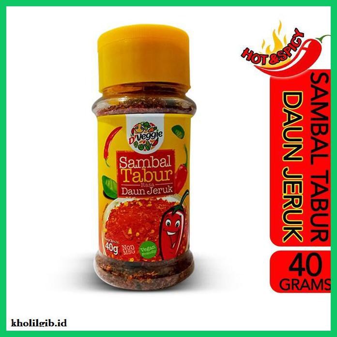 

Aneka-Sambal- Dveggie Sambal Tabur Rasa Daun Jeruk 40 Gram -Pedeeeeeezzzzzzz.