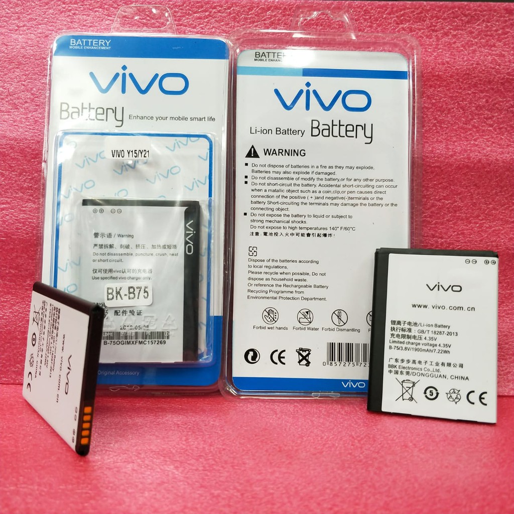 Batt Batrai Batre Battery Baterai Vivo Y13 Y21 Y22 BKB65 BK B 65 Original y15 (2013)