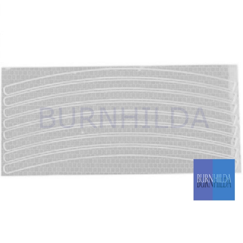 Bicycle Wheel Reflective Sticker / Stiker Roda Sepeda 8 Strip sepeda burnhilda